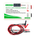 Digital Capacitor Discharge Tool with Voltmeter Display, max Display 999, 10-1000V Fast Discharge, Professional Protection Voltage Discharge Tool for DC/AC Testing, with Test Probe