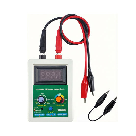 0-3800V Withstand Voltage Tester for IGBT, Diode, MOSFET, SMD LED, MOV & Electrolytic Capacitors, Electronic Components Tester for DIY Home Maintenances