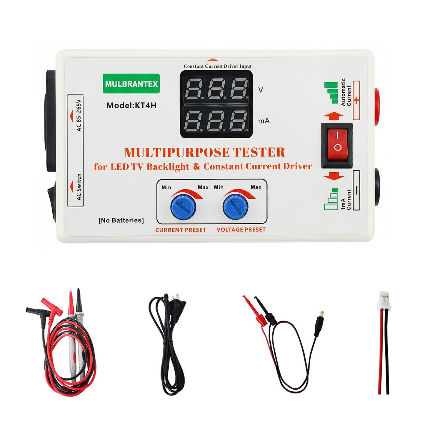 TV LED Backlight Strip & Constant Current Driver Tester - No Screen Disassembly Required- for All LED Lights Repair - 0-330V Withstand Voltage Tester, Multipurpose Tester for DIY Home Maintenance