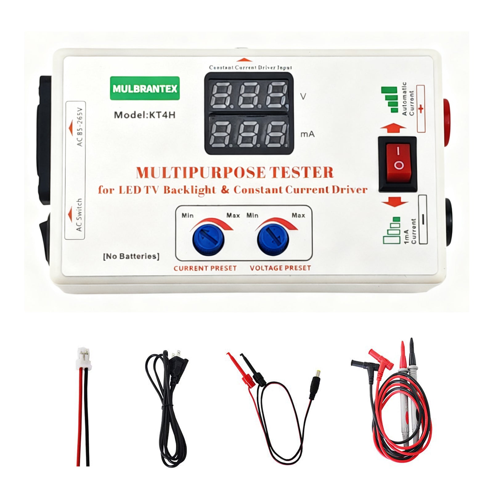 TV LED Backlight Strip & Constant Current Driver Tester - No Screen Disassembly Required- for All LED Lights Repair - 0-330V Withstand Voltage Tester, Multipurpose Tester for DIY Home Maintenance